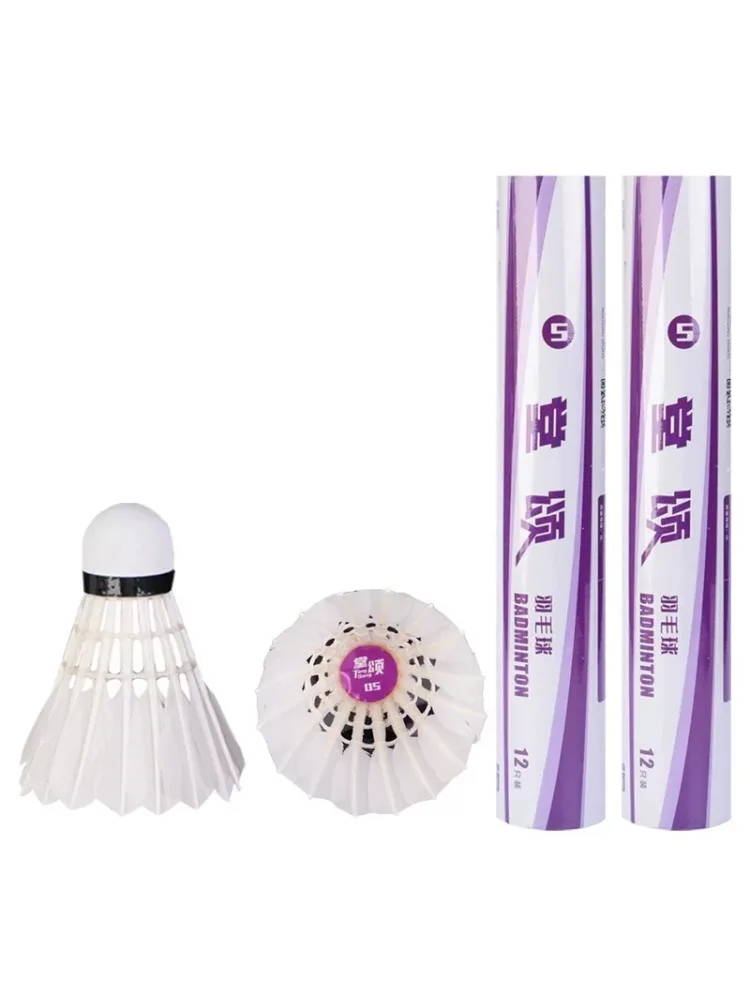 high-quality-stable-badminton-shuttlecocks-training-competition-professional-grade-windproof-wooden-ball-head-economical-choice
