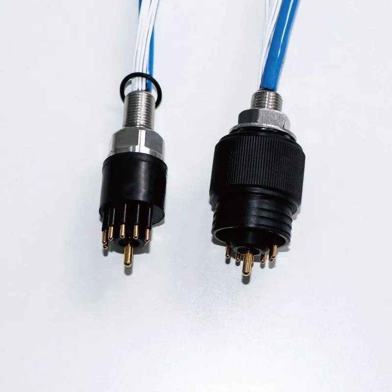 IP68 Customizable Electrical Coaxial Waterproof Connector Stainless Steel 304 High Voltage Remote Control Diving Deep-sea Seabed