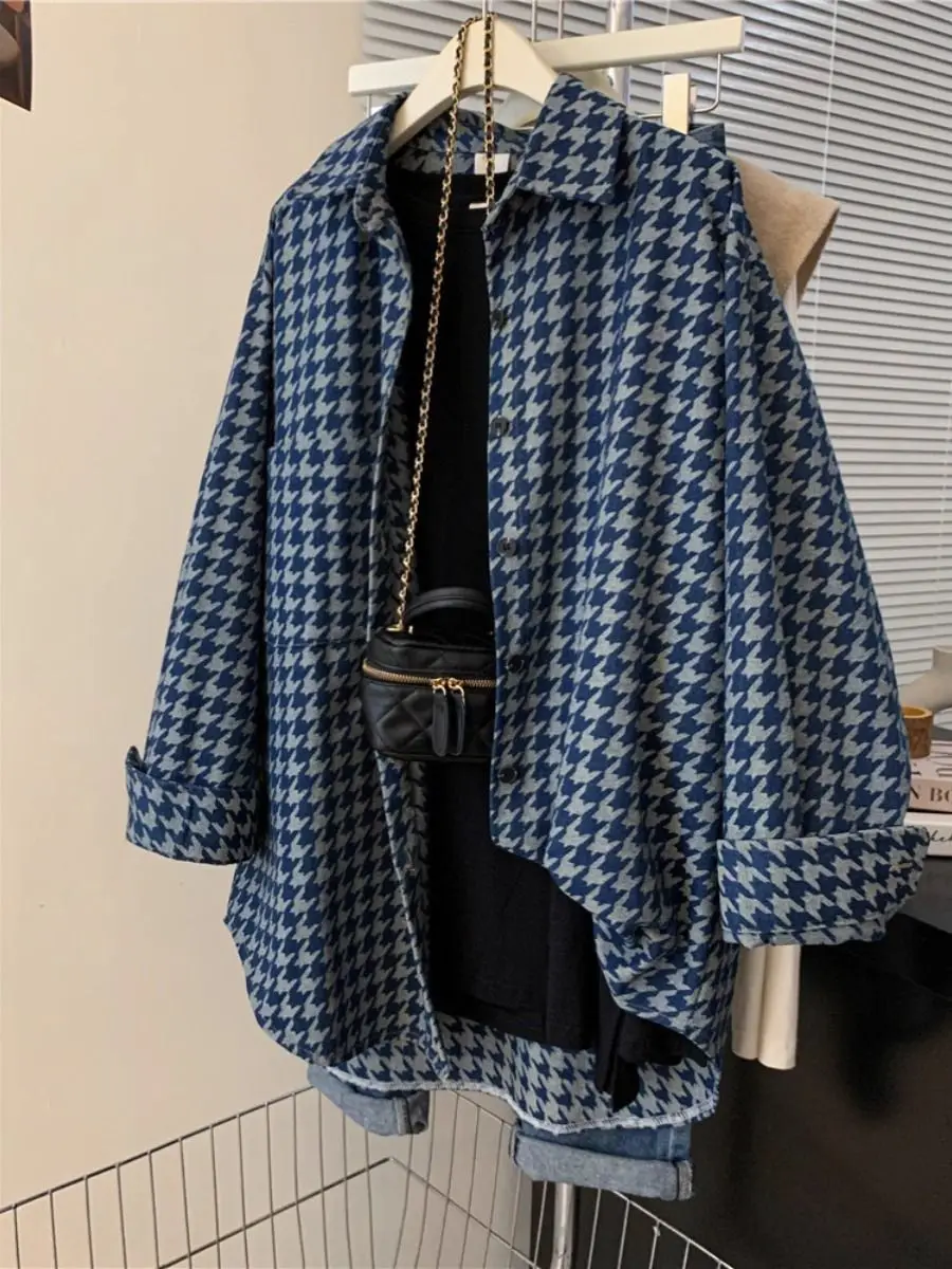 Casual Shirt Jacket Women's Spring and Summer New Korean Version Lazy Style POLO Collar Shirt Elegant Women's Top