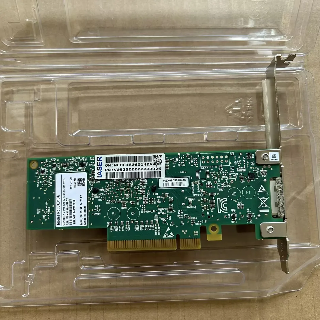 Carte d'interface réseau 40G à port unique MellanoxCX313A MCX313A-BCCT ConnectX-3Pro