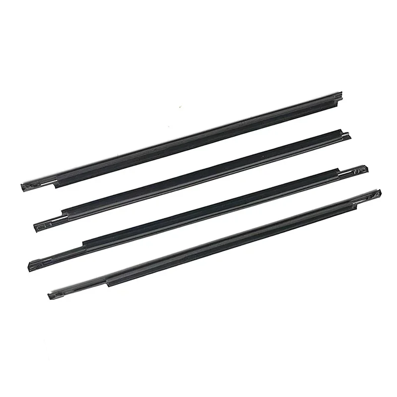 Car Windows Seals Black Rubber Window Glass Waterproof Weather Strip For Toyota Prius 2004-2009 Direct Replacement Accessories