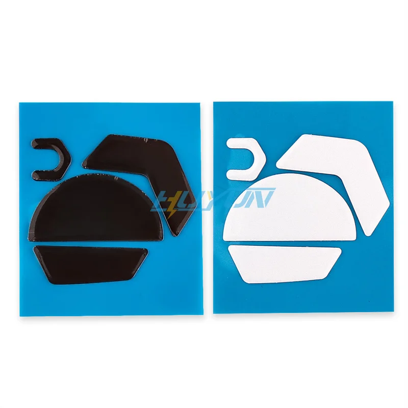 PP+ 2 Sets Rounded Curved Edges Mouse Feet Skates for Logitech G502 X Wired Mouse
