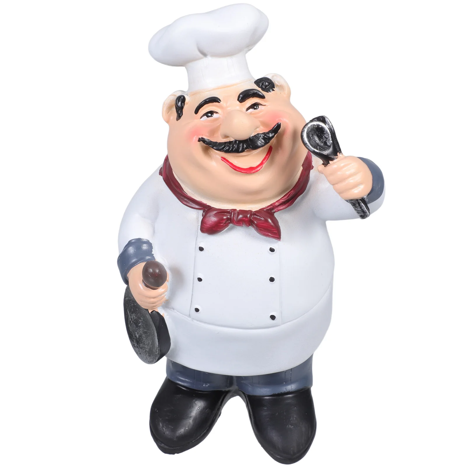 

Resin Chef Kitchen Decor Cake Shop Style Handcrafted Statue Ornament Housewarming Gift Home Accessories Fireplace Bookshelf