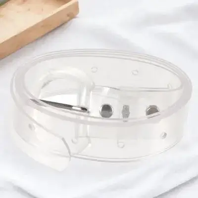 حزام خصر شفاف للسيدات فستان كاجوال تنورة جينز إكسسوارات خفيفة الوزن قابلة للتنفس ومتينة وحزام خصر قابل للتعديل