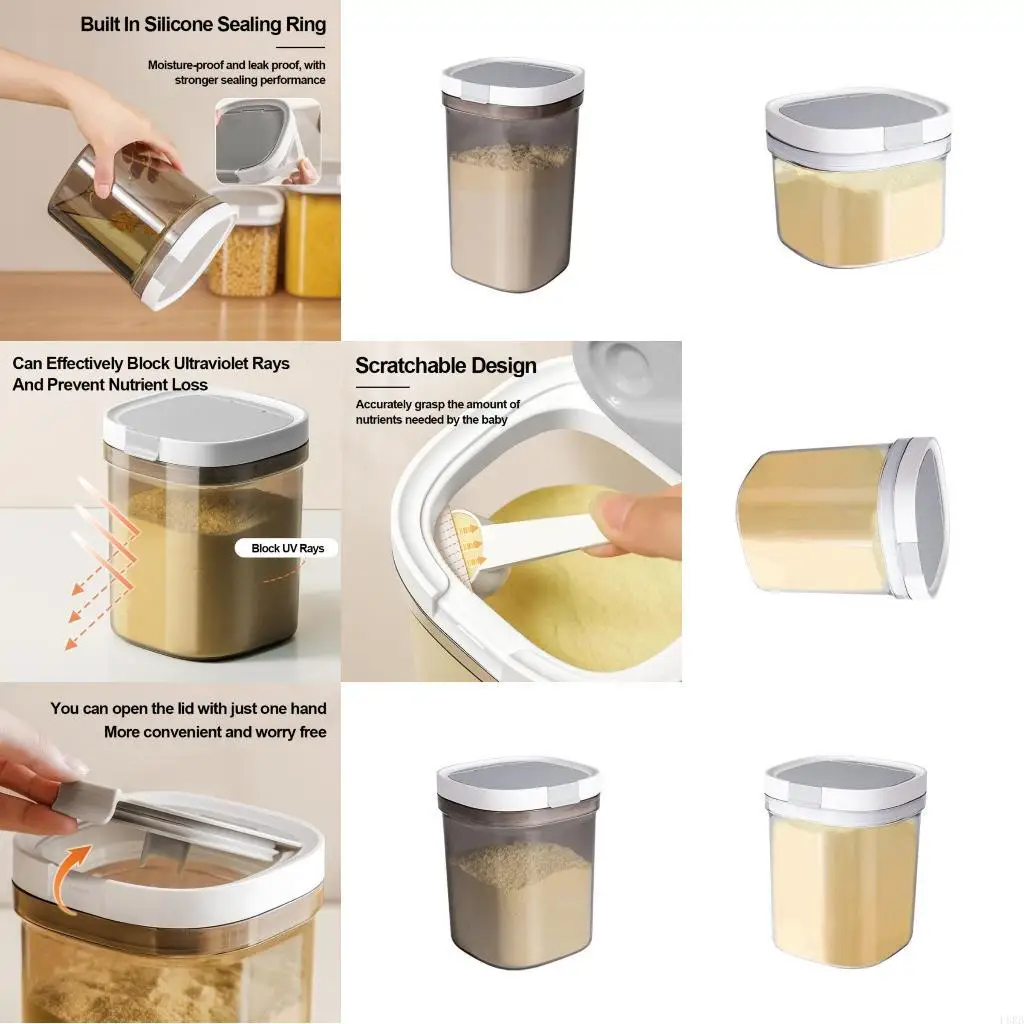 

Portable Baby Formula Storage Solution 800/1300/1800ML Capacity Organiser Box L8RB