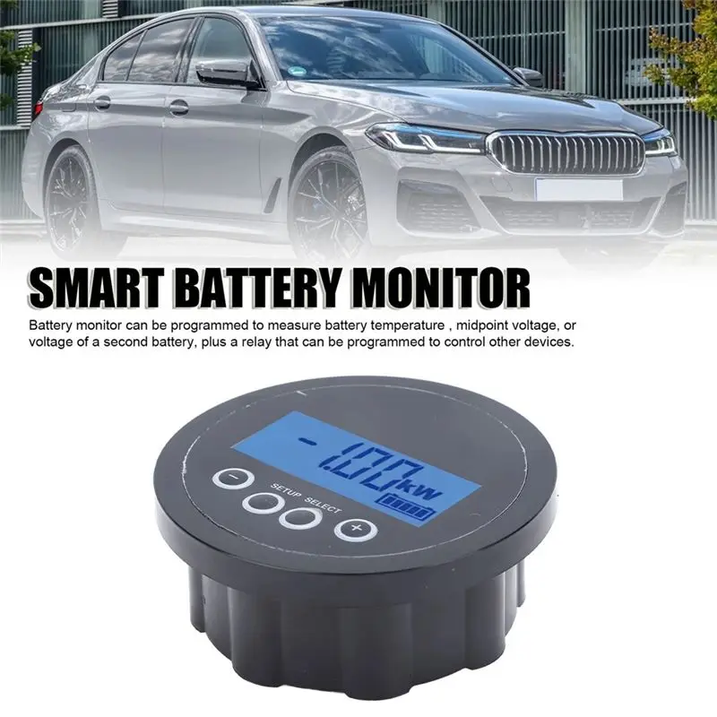 BMV-712 For 6.5 To 70VDC Shunt Battery Monitor Temperature Measurement Smart Battery Monitoring Via Phone Control Voltage