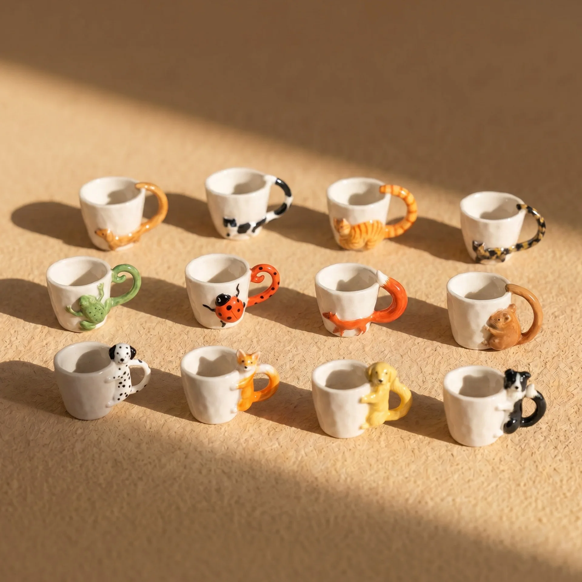 New Animal Series Cups Pendant Copper Plate Gold Charms Antique Jewelry Making DIY Handmade Craft Wholesale