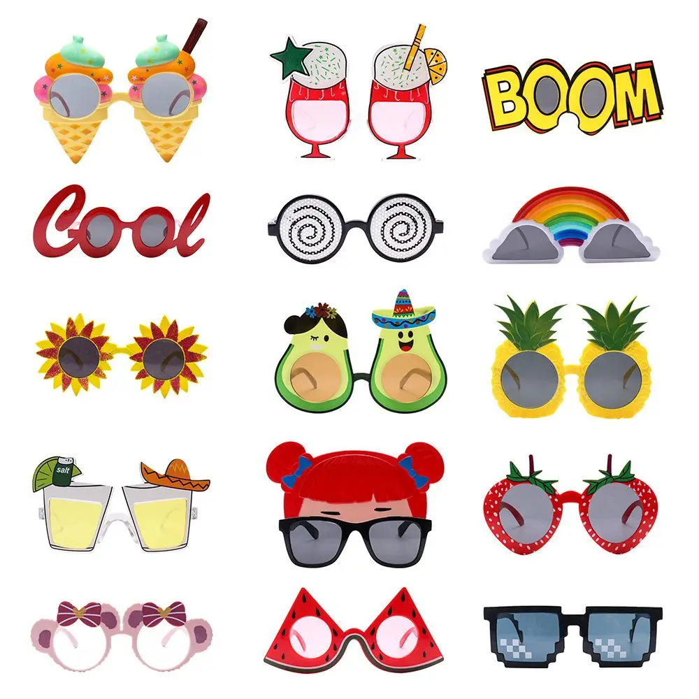 Ice Cream Decorate Shark Holiday Celebration Sunglasses Birthday Glasses Party Selfie Props