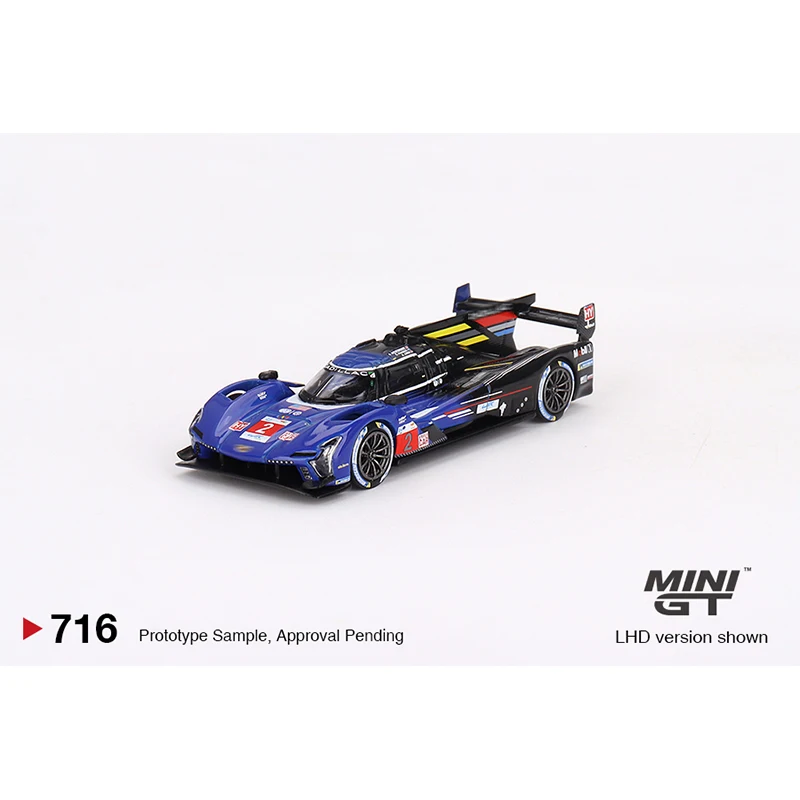 MINIGT 716 In Stock 1:64 V Series.R 2023 LeMans 24 Hrs Diecast Diorama Car Model Collection Miniature Carros Toys