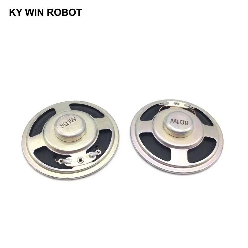 2pcs/lot New Ultra-thin speaker 8 ohms 1 watt 1W 8R speaker Diameter 57MM 5.7CM thickness 12.7MM