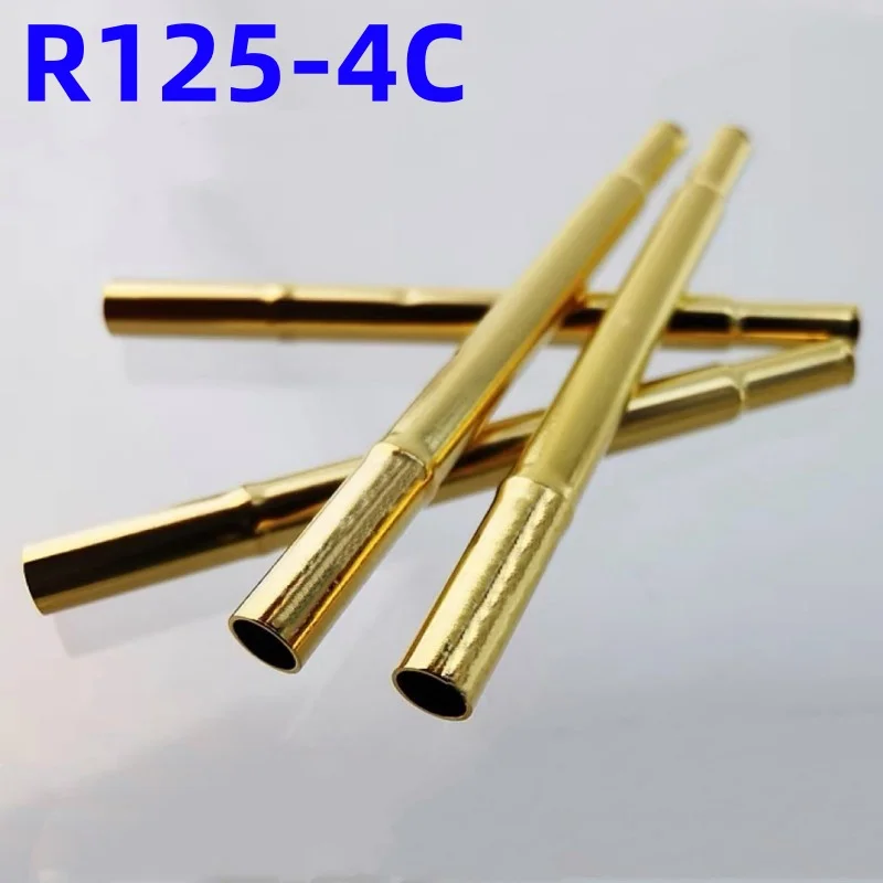 20/100PCS R125-4C Test Pin P125-B P125-B1 Receptacle Brass Tube Needle Sleeve Seat Crimp Connect Probe Sleeve 30mm Dia 2.36mm