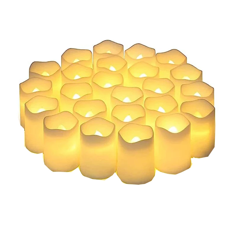 1pc solar tea light 10pcs12pcs electronic light LED anti-candle light flameless flashing, suitable for various occasions.