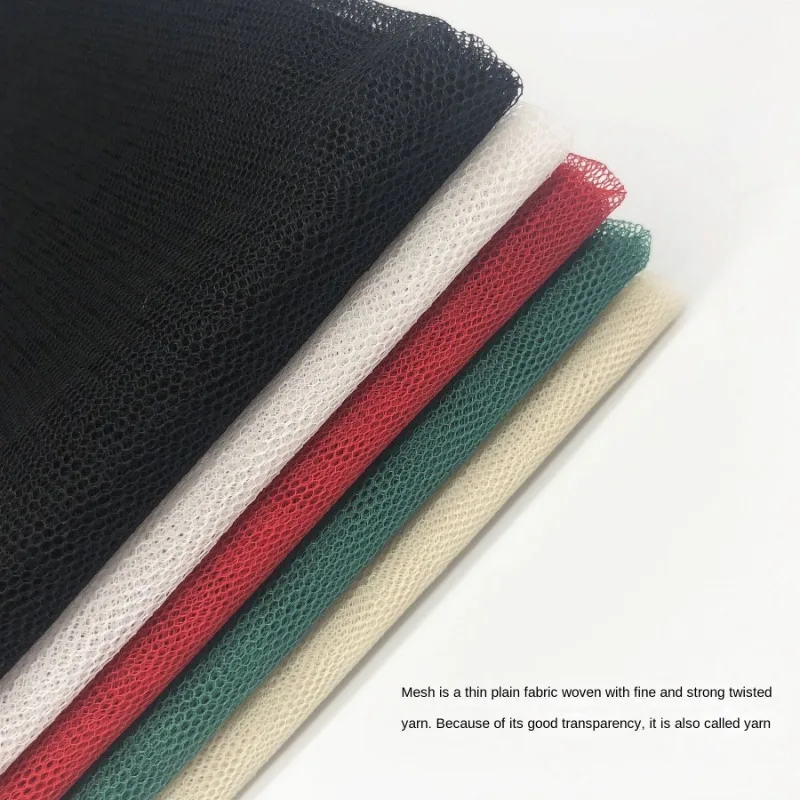 

Мягкая сетчатая ткань, марлевая москитная сетка, прозрачная зашифрованная пряжа для головного убора с маленькими отверстиями, одежда для выступлений, пушистая юбка, ткани