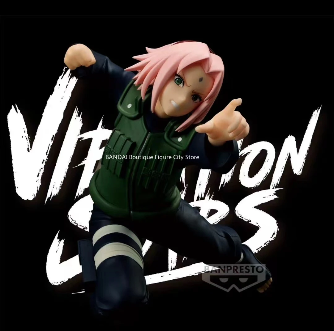 Spot Bandai BANPRESTO Scenery Comprehensive Series VIBRATION STARS Haruno Sakura  Action Anime Model Toy Figure Gift Collect