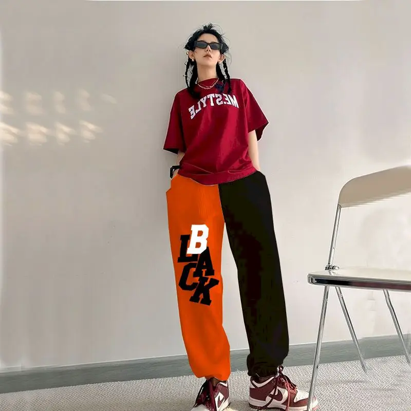 Sweatpants Women Hip-hop Dance Sports Loose Casual Pants Trendy Fried Street Jazz Fashion All-match Hot Girl Leggings Trousers