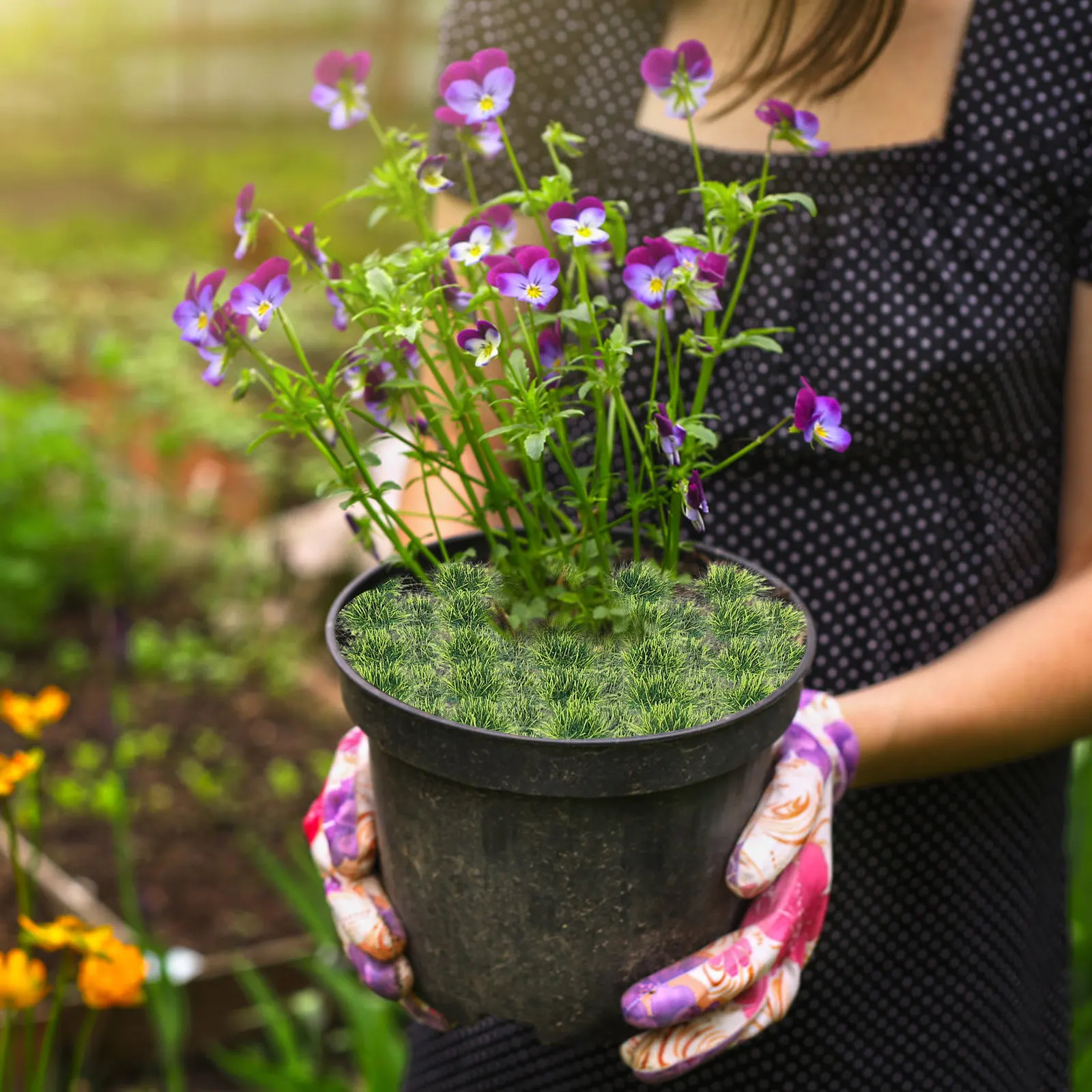 

Simulation Grass Cluster High Quality Resin Miniature Decoration Perfect for Sand Table Mini Grass Cluster Ornament DIY Micro