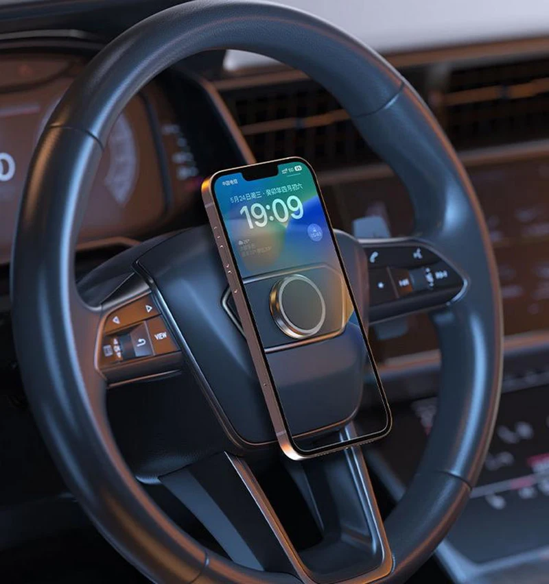 Without Gravity Magnetic Car Phone Holder Mount Universal Mobile Phone GPS Magnet Stand In Car Bracket For All Phones