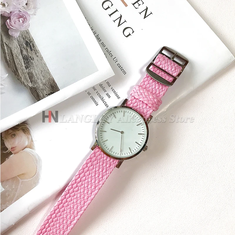 Bracelet de montre en Nylon tissé en tissu pour Perlon pour Bracelet Omega remplacement hommes femmes 14mm 16mm 18mm 20mm 22mm Bracelet de Sport