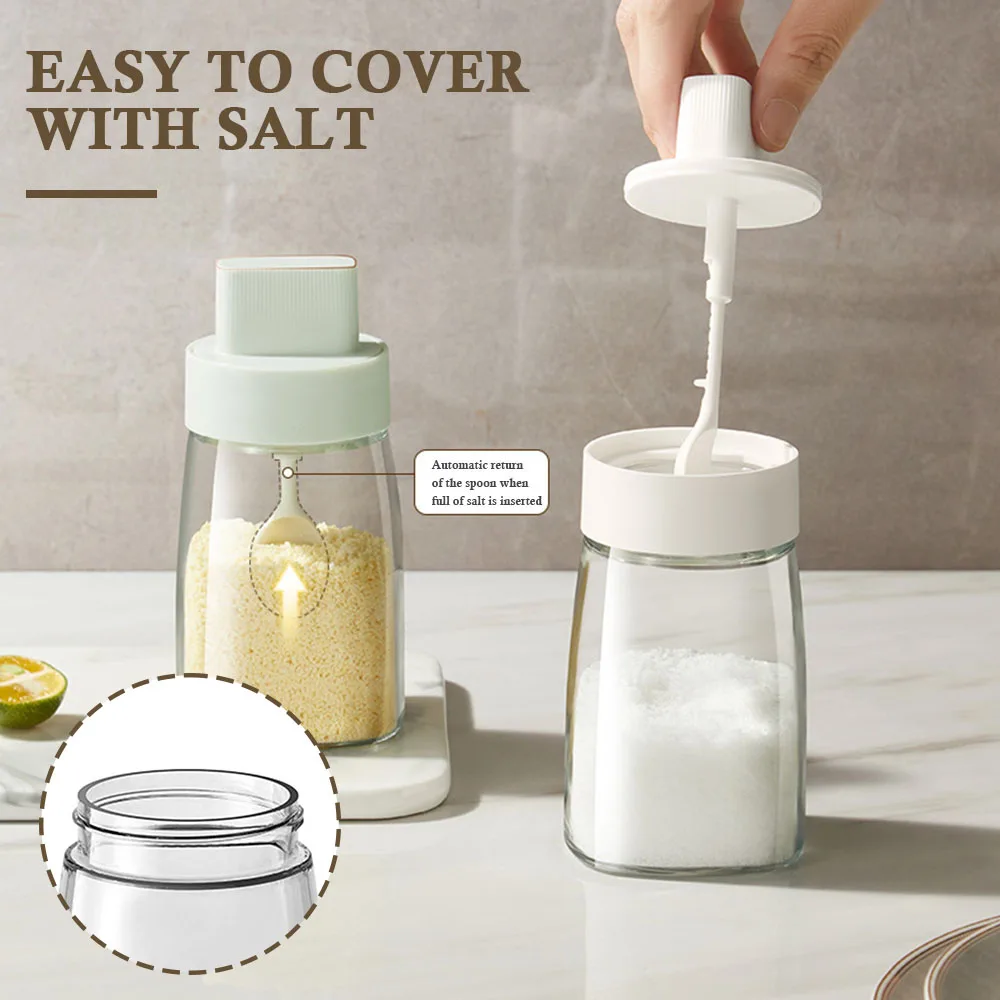 Multipurpose Kitchen Salt Jar Practical Sealing Anti-leak Salt Jar For Kitchen