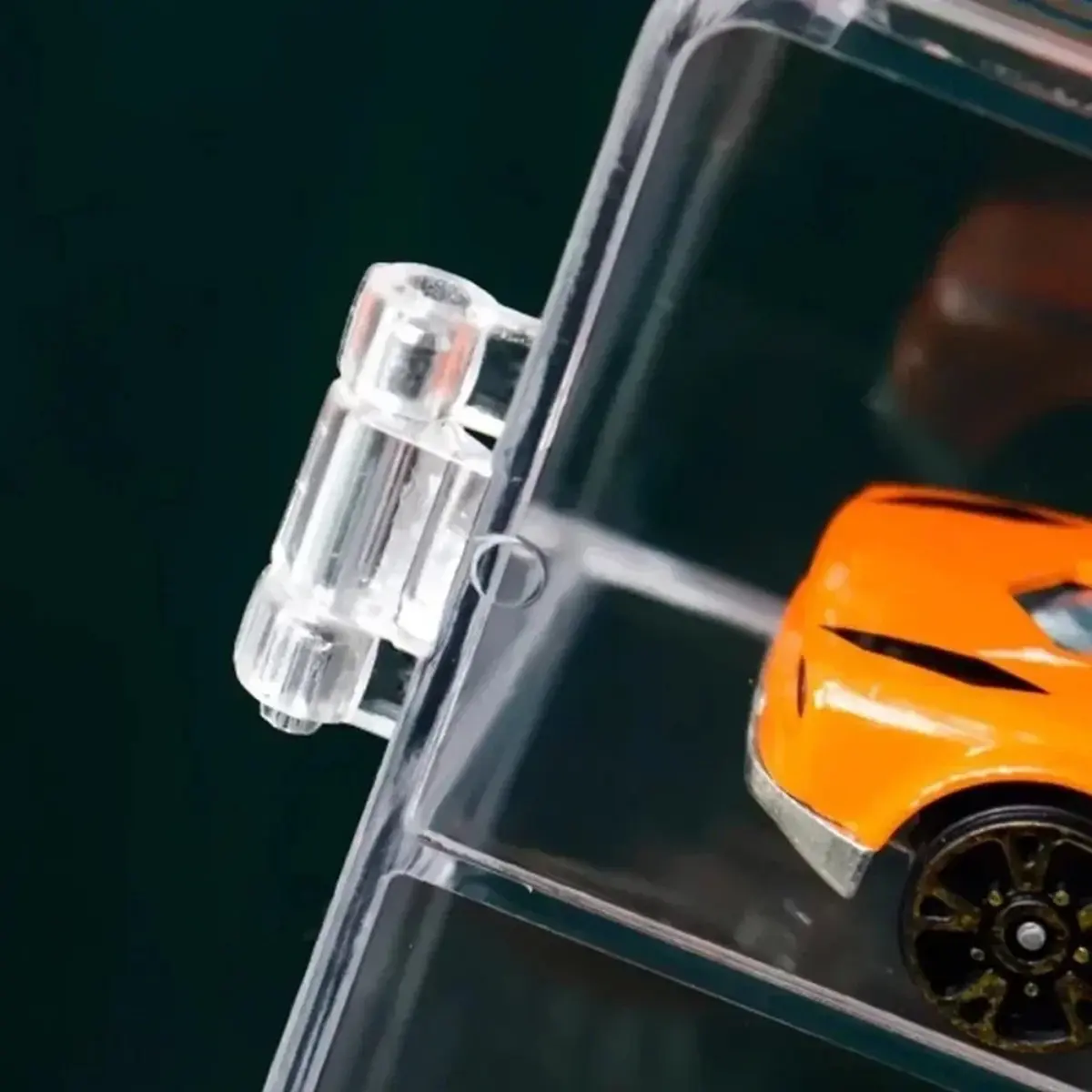 Car Display Box 1:64 for Car Model Toy 8 Grid Cabinet Rack Dustproof Stackable Car Storage Boxes