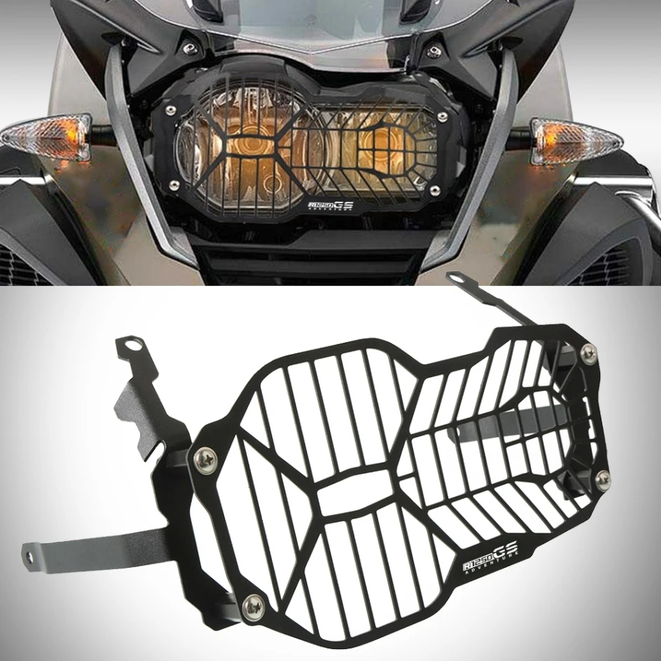 For BMW R1250GS Adventure 2019 2020 2023 R 1250 GS ADV LOGO Motorcycle CNC Accessories Headlight Protector Cover Grill Protector