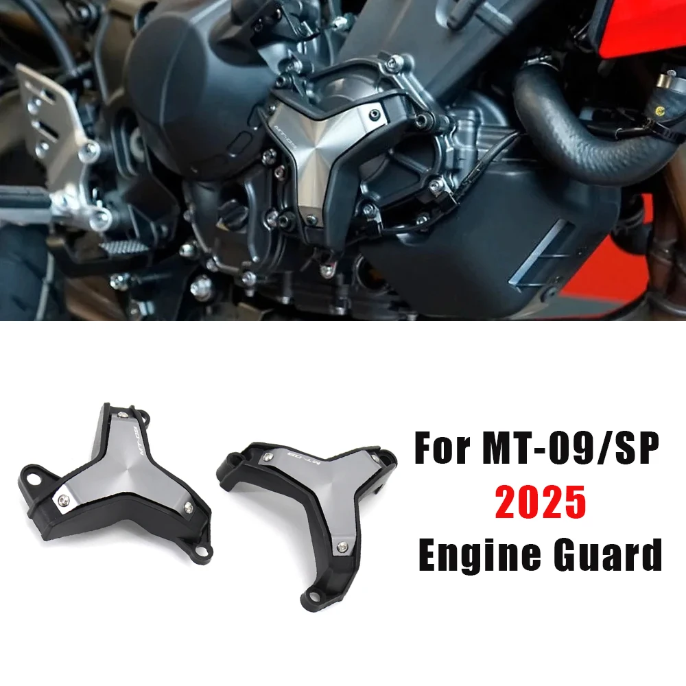 

For Yamaha MT09 MT 09 MT-09/SP 2025 Motorcycle Parts Side Engine Guard Protection Cover Protective Sliders Crash Pad Protector