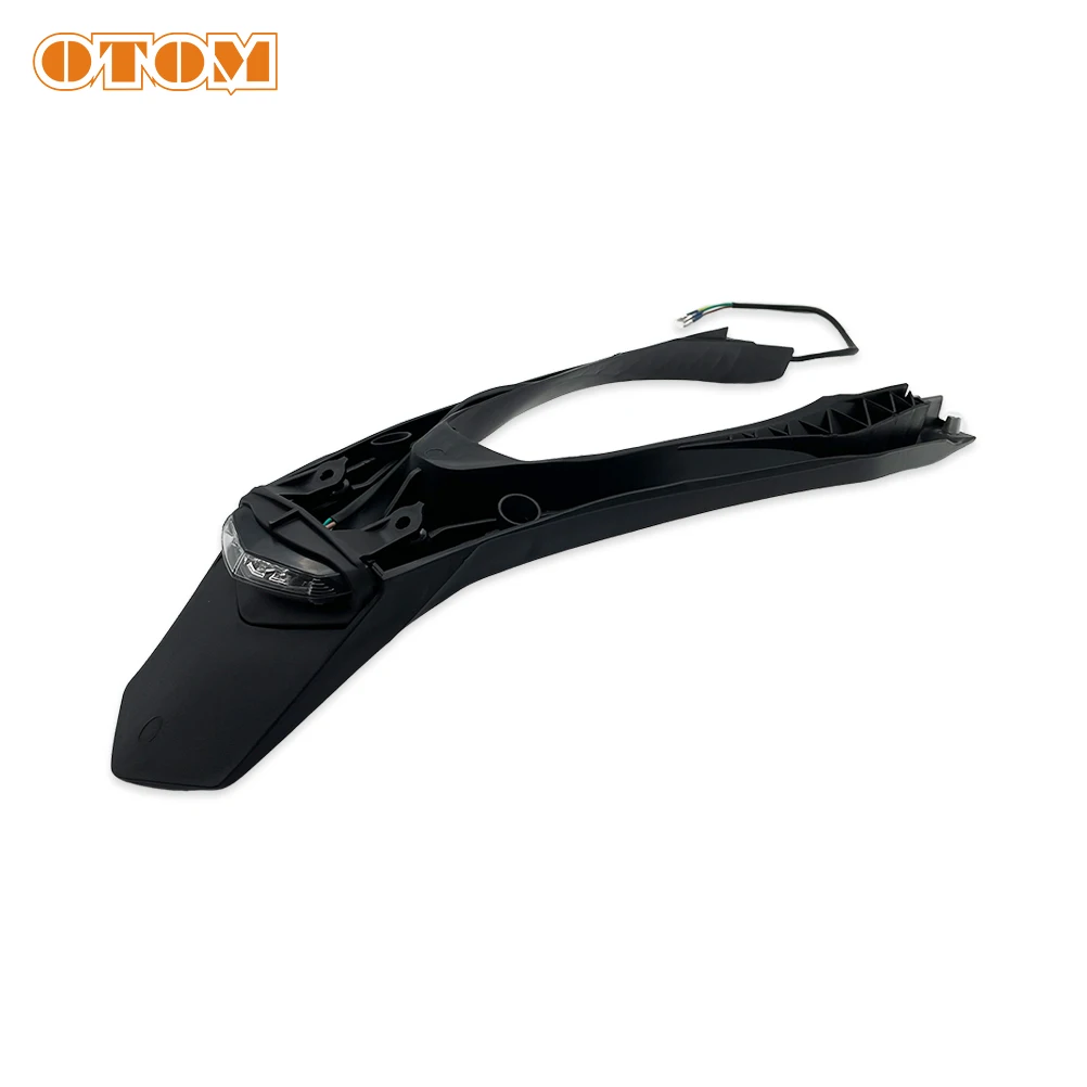 OTOM 2023 Motorcycle License Plate Holder Tail Light Bracket With LED-light Taillight Unit Rear Fender For GASGAS EC ECF 250 350