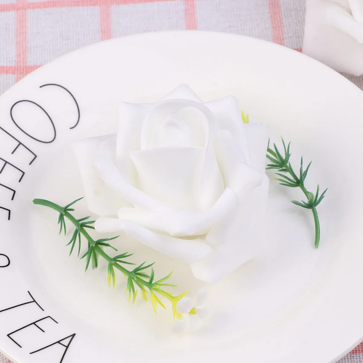 

100 Pcs Artificial Rose Realistic Wedding Flowers Small Large Fake Decor Head Bouquet