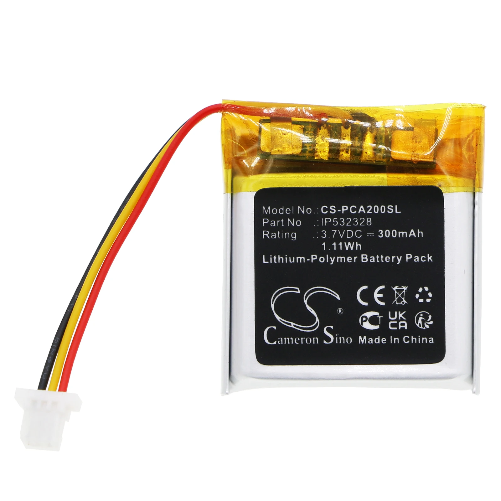 Сменная батарея CS для беспроводной гарнитуры Phonak Compilot Air II,2 Audio Streamer IP532328 300 мАч / 1,11 Вт·ч