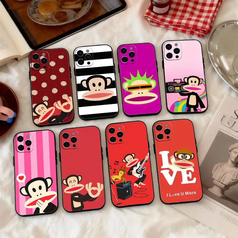 

C-Cool P-Paul F-Frank Phone Case Silicone Soft For IPhone 17 16 15 14 13 12 11 X XR Plus Pro Max Plus