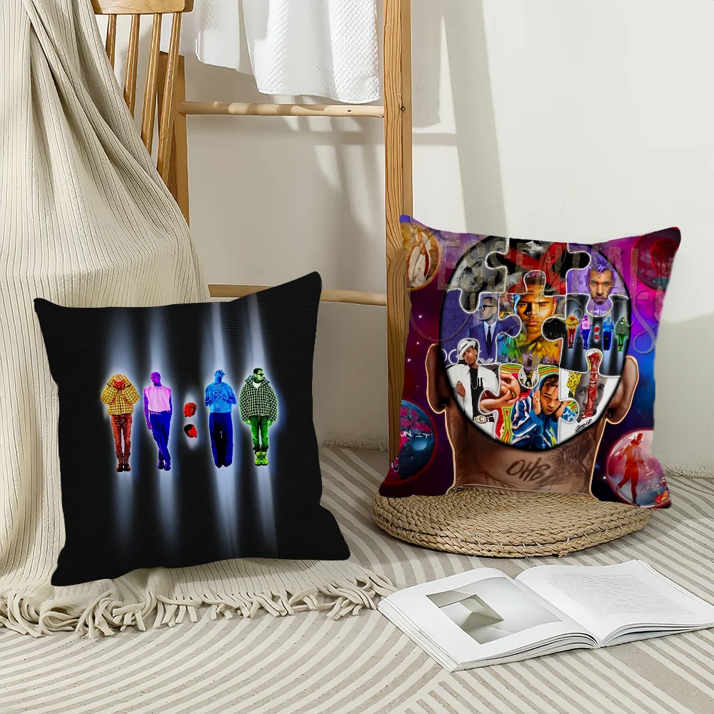 

Рэпер Крис Браун наволочка украшение дома наволочка подходит для офиса дивана спальни автомобиля