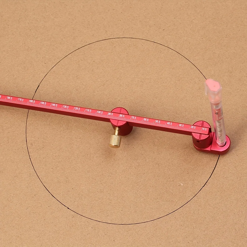 1 pz 32cm/55cm lavorazione del legno Scribing Gauge Center Finder righello allungamento Scribing Circle Ruler bussola per la lavorazione del legno