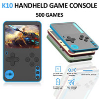 K10 thin Mini Pocket Handheld Game Player 2.4inch Video Game Console 500 Classic Games Ultra K10 Retro Game Machine Game Boy