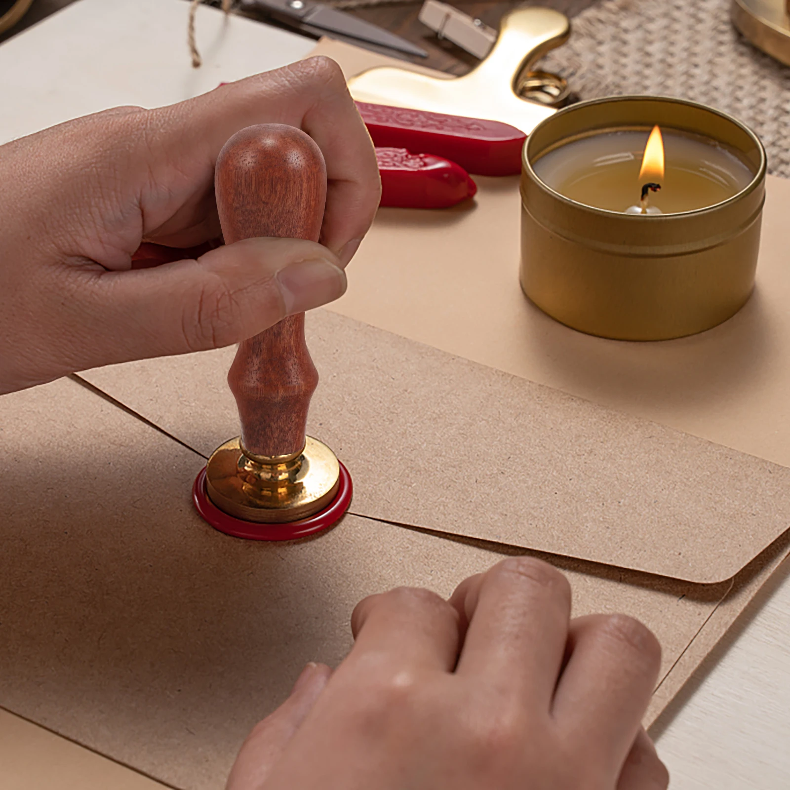 

3pcs Wooden Wax Seal Handles Replacement Stamp Set For Invitation Envelope Stampers Durable Metal Handle Tools Long Lasting Easy