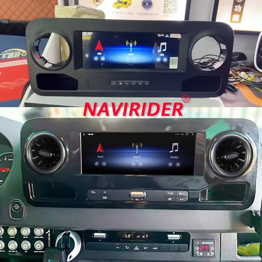 10.25inch Android Multimedia Video Player For Mercedes Benz Sprinter W906 2016-2020 Stereo Carplay Car GPS Navigation HeadUnit