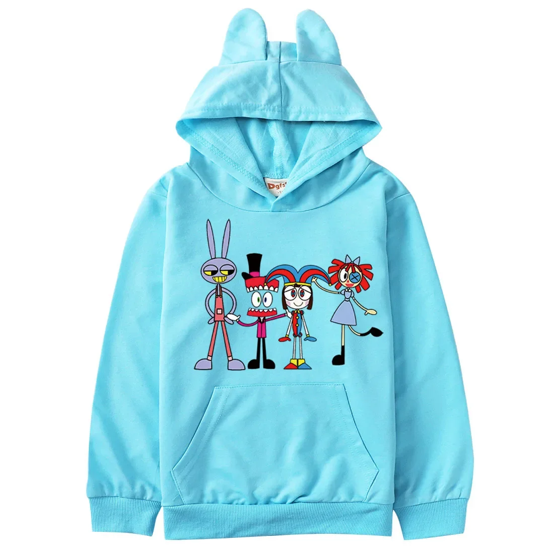 2024 New Game Amazing Digital Circus Hoodie Kids Jax Pamni Sweatshirt Girls Long Sleeve Outwear Boys Casual Coats Unisex Clothes