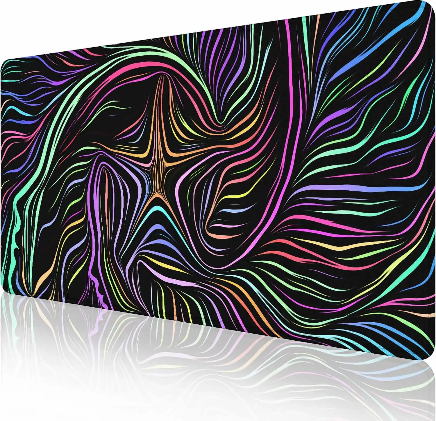 

Colorful Star Line Mouse Pad,Non-Slip Waterproof Colorful Gaming Mousepad,Office Desktop Decoration,Suitable for Work and Gaming