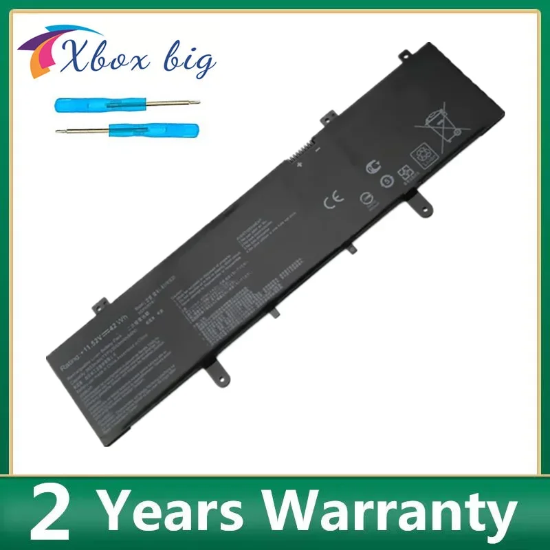 

B31N1632 11.52V 42WH 0B200-02540000 Laptop Battery ASUS ZenBook 14 X405 X405U X405UA 3ICP5/57/81 0B200-02540000