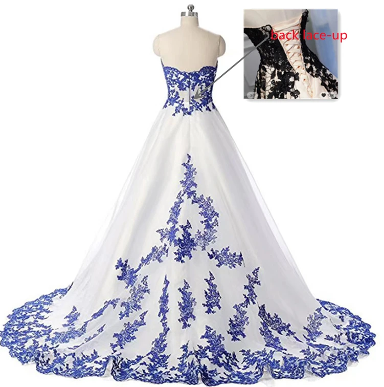 Gothic Đen Trắng Một Dòng Áo Cưới Người Yêu Cao Thấp Cô Dâu VÁY BẦU REN Appliqued Áo Dây De Mariee Vintage Ngắn mặt Trước