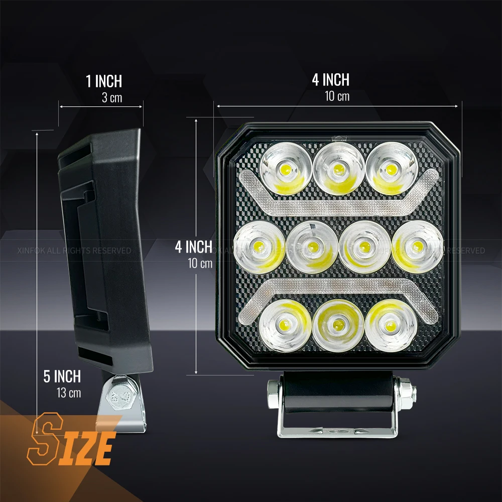 Spot Led Off Road Lights Super Bright Driving Fog Light Boat Lights Driving Lights Led Work Light s for Truck ATV SUV Boat