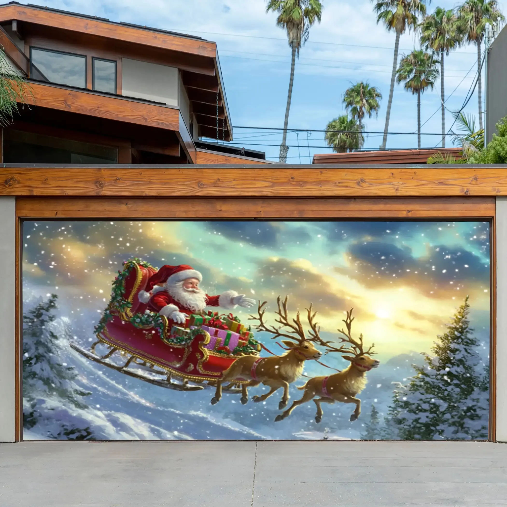 Tapestry 18ft X 9ft Polyester Tapestry with Angel Holiday Theme, No Electricity Required, Easy to Hang, Suitable for Home And Wa
