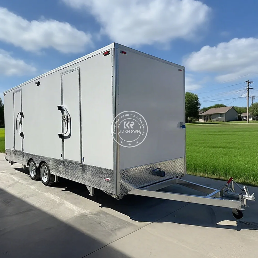 

Мобильный портативный туалет и душ, уличный VIP-роскошный туалетный прицеп, сборный контейнерный туалет для продажи, прицеп для туалета