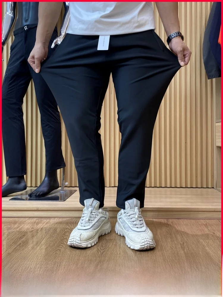 

Мужские утепленные брюки на флисовой подкладке с эластичным поясом, повседневные, ветрозащитные, теплые, осенне-зимние, новинка, прямого кроя, не требуют глажки, полиэстер