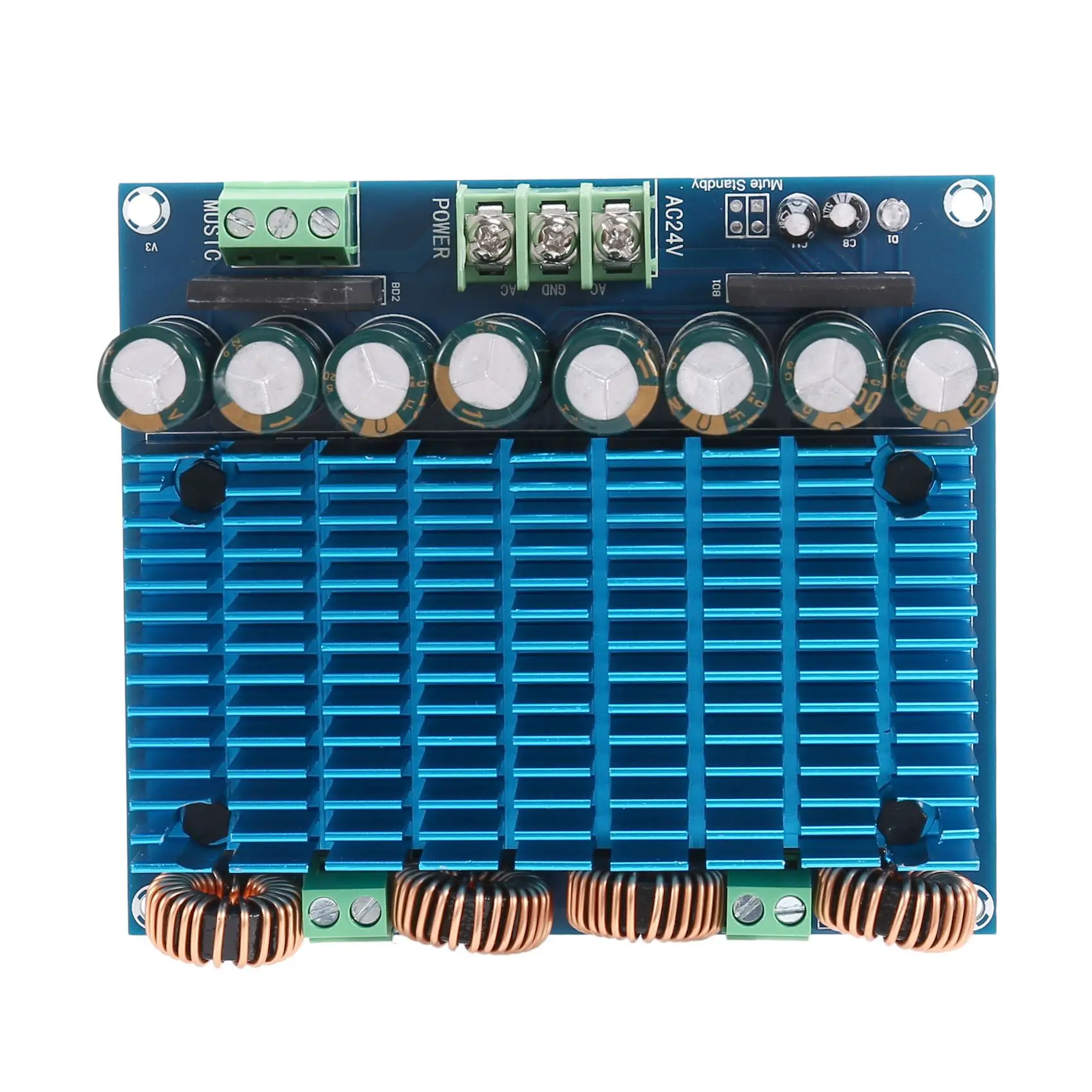 TDA8954TH High Power Hifi Digital Fever Power Amplifier Board 420W + 420W 2.0 Class D Power Audio Amplifier Board