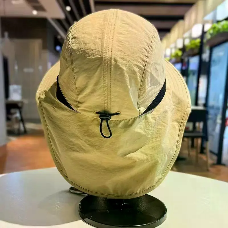 /HTF/Wide Brim Sun Hat With UPF 50 UV Protection And Neck Flap Perfect For Hiking Camping Fishing Beach Trips Breathable