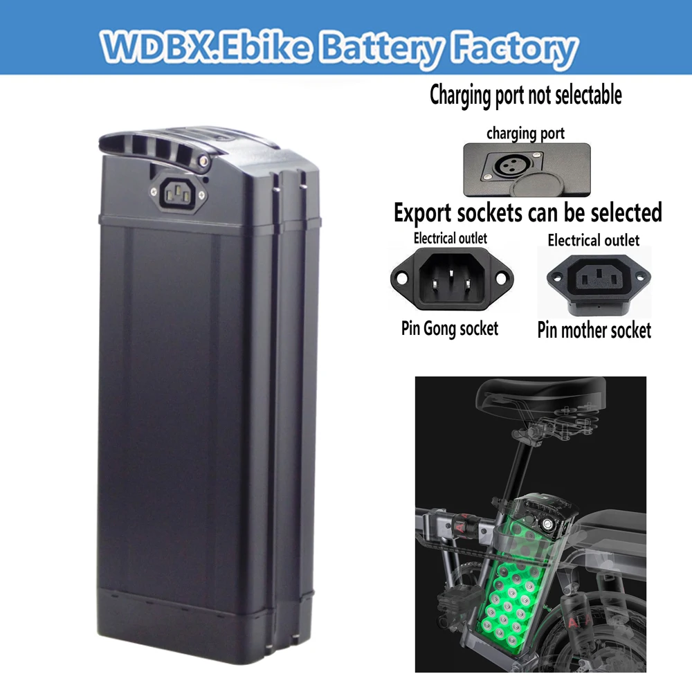 

URLIFE F1L 14" Folding Ebike Battery Pack 48V 20Ah 25AH Lithium Battery For MX21 AOSTIRMOTOR A20 Folding El ELectric Bike