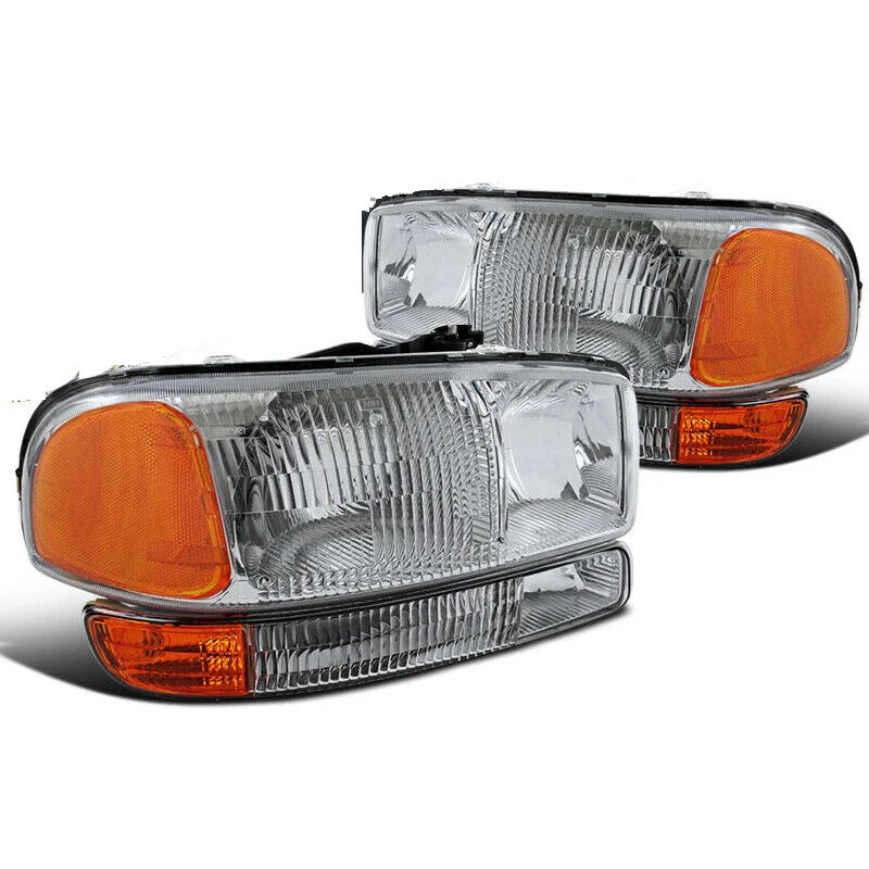 Car headlamp Apply to GMC Sierra 1999 2000 2005 2006 2007 Headlight Front Signal Lamp