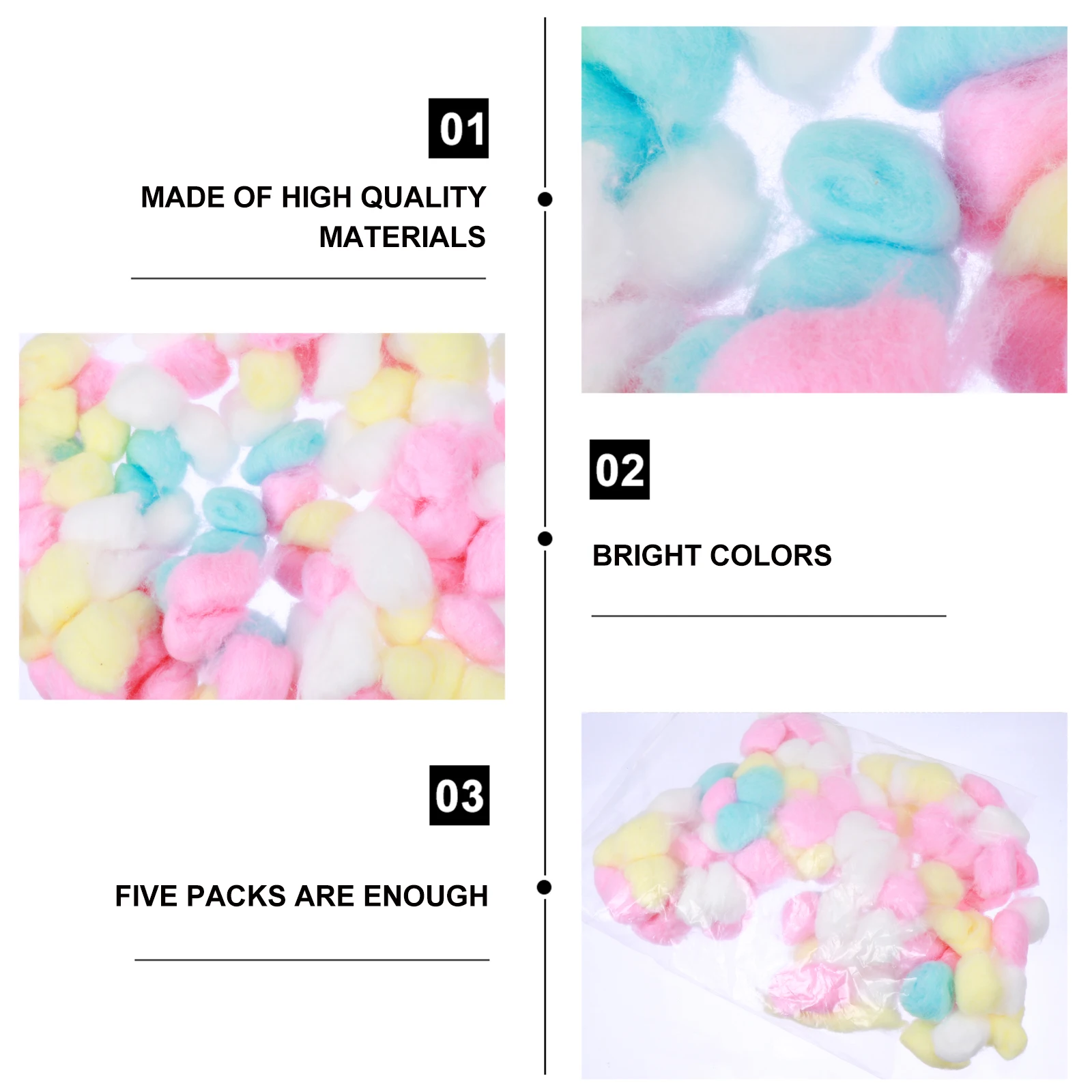 

5Pcs Hamster Pet Winter Cotton Ball Winter Warm Hamsters Cotton Ball House Cushion Soft Toy Decor Play Accessories