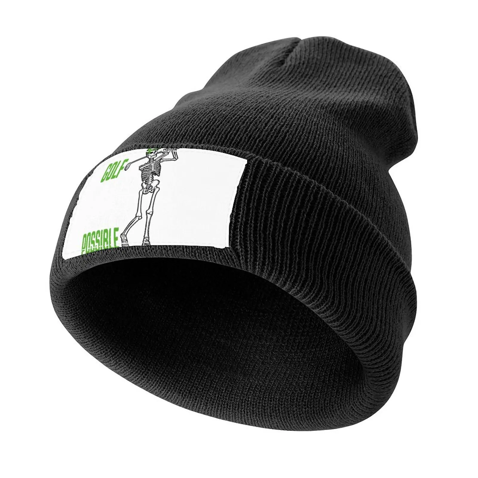 

The Point Of Golf Funny Skeleton Golfer Humor Quote Knitted Cap |-F-| Visor Christmas Hat Woman Hats Men's