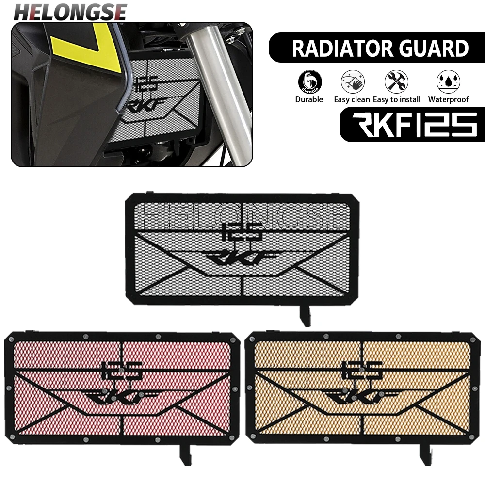 

2026 For Keeway RKF 125 Motorcycle Accessories Radiator Guard Grille Grill Cooling Cover Protection Protector For KEEWAY RKF125